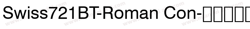 Swiss721BT-Roman Con字体转换